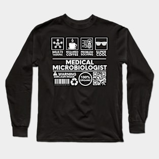 Medical Microbiologist black Long Sleeve T-Shirt